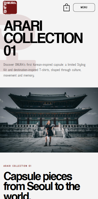 브랜드 트윈 홈페이지를 띄운 모바일폰의 모습